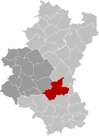 Леглиз на карте