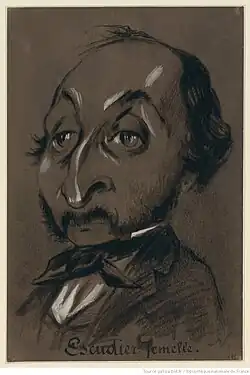 Карикатура на Леона Эскюдье худ. Надара