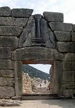 Львиные ворота в Микенах