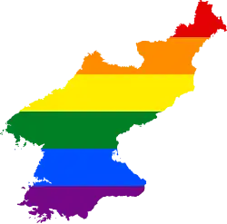 КНДР на карте мира