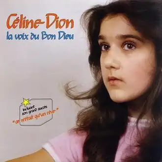 Обложка альбома Селин Дион «La voix du bon Dieu» (1981)