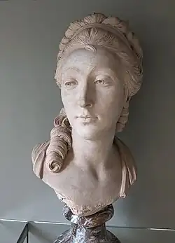 Принцесса Монако, затем принцесса Конде Мария Катерина Бриньоле-Сале. Терракота, Лувр