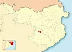 Расположение муниципалитета на карте провинции