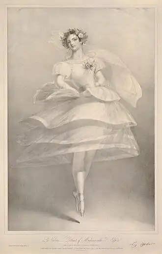 Фанни Эльслер в балете «Вольер»