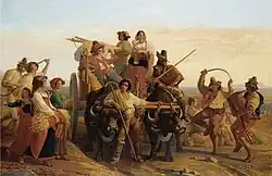 Прибытие жнецов в Понтийские болота в окрестностях Рима.