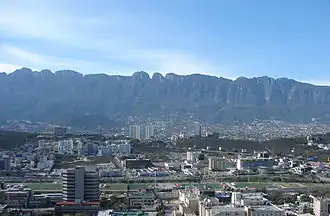 Ла-М, скальное формирование на севере хребта рядом с городом Монтеррей.