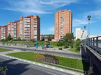 Жилые дома на улице Лаагна