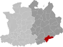 Расположение муниципалитета на карте провинции