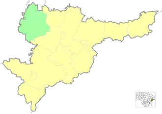 Лабанорское староство на карте