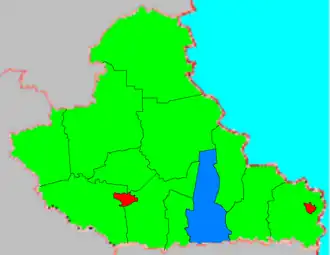 Лахвенский сельсовет на карте