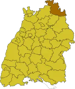 Майн-Таубер на карте