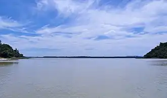 Вид на озеро в Жупаранан в 2014 году.