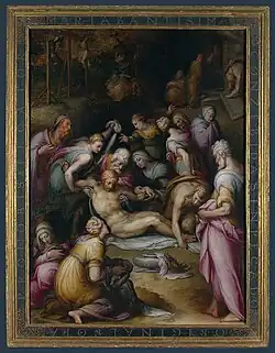 Оплакивание Христа. 1572. Холст, масло. Национальная галерея, Лондон