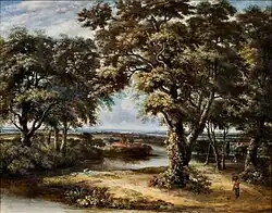 Пейзаж с деревьями. Холст, масло. Музей ван Эрден, Леердам