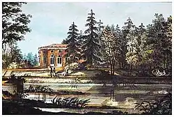 Баболовский дворец. Из серии «Виды Царского Села». 1820. Хромолитография