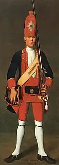 Портрет пехотинца Свирида Редиванова (Родионова) из Москвы, подаренного российским императором прусскому королю в обмен на Янтарную комнату