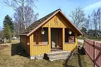 Сетуская часовня (цяссон) в деревне Лаоссина