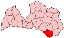 Даугавпилсский район на карте