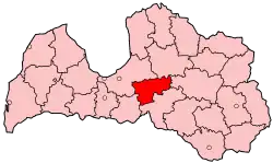 Огрский район на карте