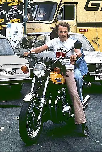 Ники Лауда в 1973 году.