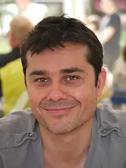 Лоран Бине на книжной ярмарке в Монпелье, 2010