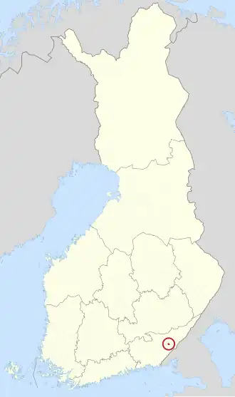 Лауритсала на карте