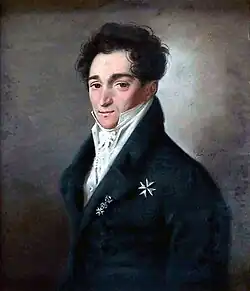 Портрет И. Е. Лазарева,1817 г.