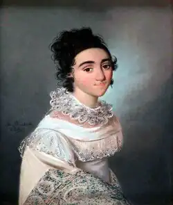 Портрет Е. Э. Лазаревой, 1820 г.