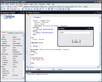 Скриншот программы Lazarus