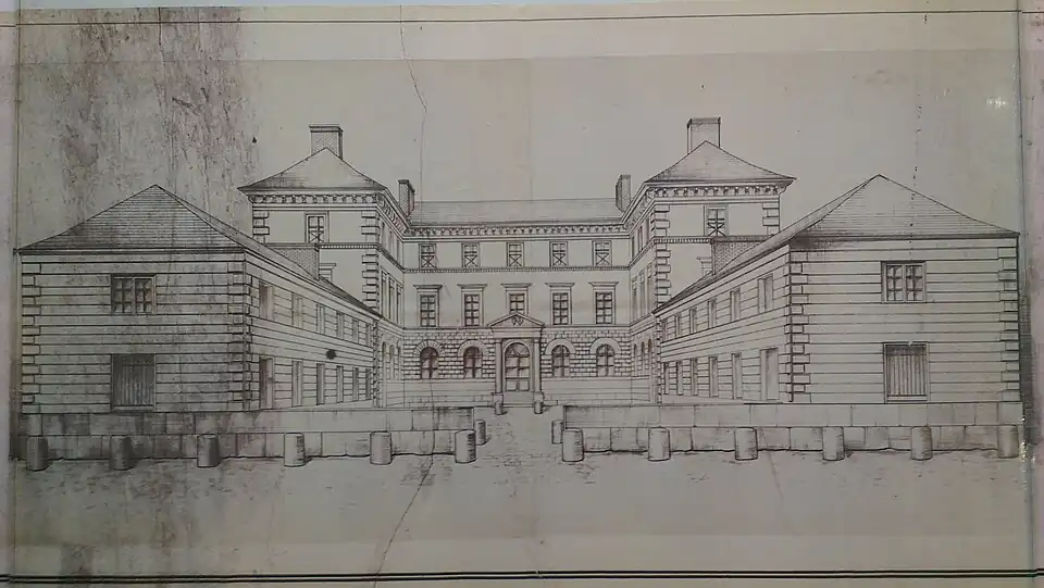 План малого дворца в Рамбуйе