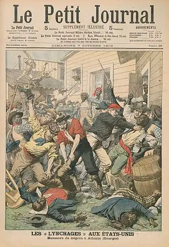 7 октября, 1906.Линчевание в США. Резня негров в Атланте.
