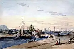 Джеймс Данкен. Канал «Лаши́н»[англ.]. 1850.