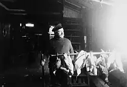 Капитан Бернье на зимовке в Альберт-Харборе (1906)