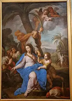 Отдых на пути в Египет. 1759. Музей изящных искусств, Безансон