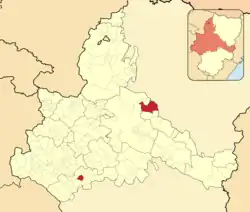 Расположение муниципалитета на карте провинции