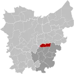 Расположение муниципалитета на карте провинции