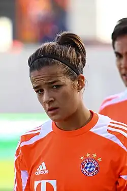 Лена Лотцен в составе «Баварии»