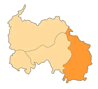 Ленингорский район на карте