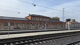 Вид на перроны, 2022 год