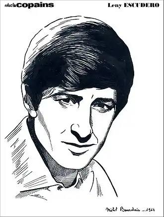 Рисунок Лени Эскюдеро 1964 года, автор Мишелем Бурде[фр.].