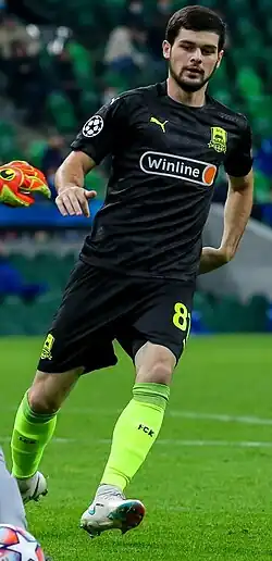 Сабуа в составе «Краснодара» в 2020 г.