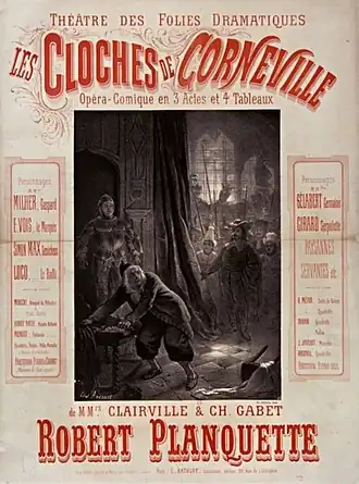 Программа театра «Фоли Драматик», 1877 г.