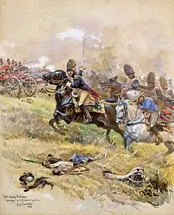 Конные гренадеры Императорской гвардии в битве при Ватерлоо