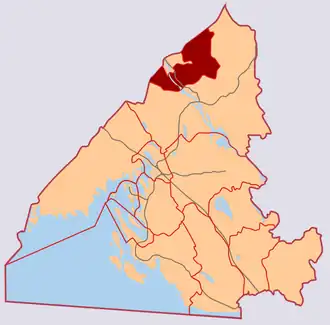 Лесогорское городское поселение (упразднено) на карте