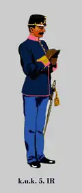 Офицер 5-го пехотного полка