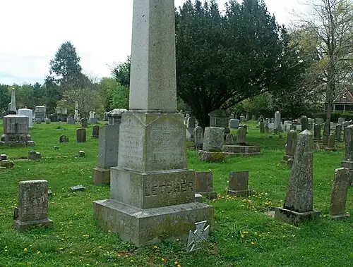 Надгробие Джона Летчера