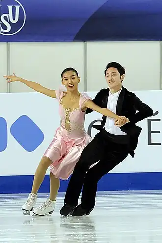 Сян Гуанъяо и его партнёрша Ли Сибэй начемпионате мира среди юниоров (2016)