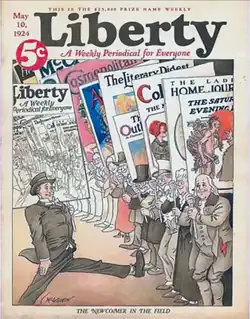 Обложка  журнала Liberty, 10 мая 1924