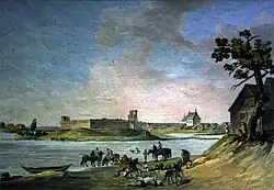 Ю. Пешка Местечко и замок, нач. XIX века