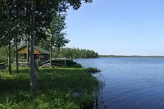 Южный берег озера летом 2011 года.